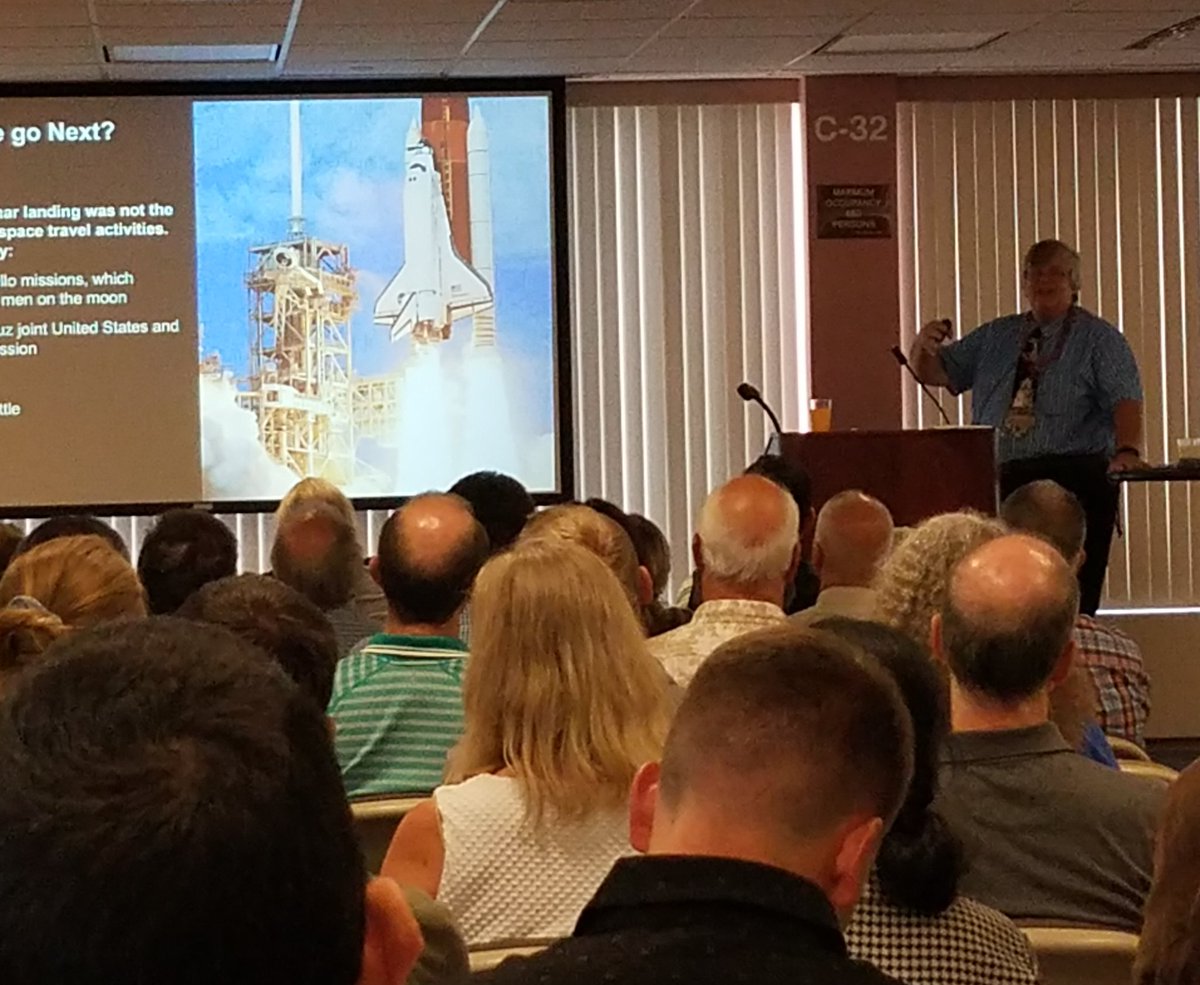Sviola32's tweet photo. Amazing presentation in Poughkeepsie today by @marknpok He shared role played by @IBM Mainframes in the greatest technical achievement in the history of mankind!! #Apollo13 #IBMMainframes #IBM @IBMZ https://t.co/Rmjg1ivxY7
