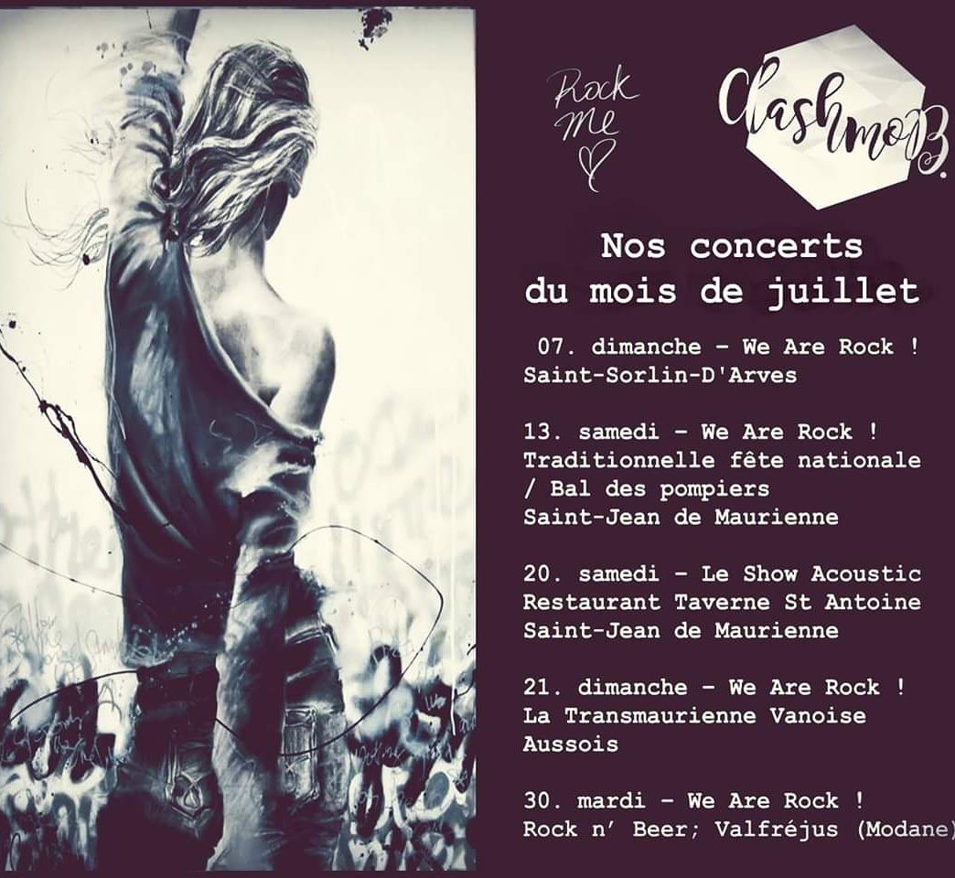 Clashmob2's tweet photo. CLASHMOB en concert en juillet aussi!! 😍🥳🤩 #clashmob #musique #concert #rock #rockandroll #acoustic 
https://t.co/kIXPxiBuJe https://t.co/QSjItlYifQ