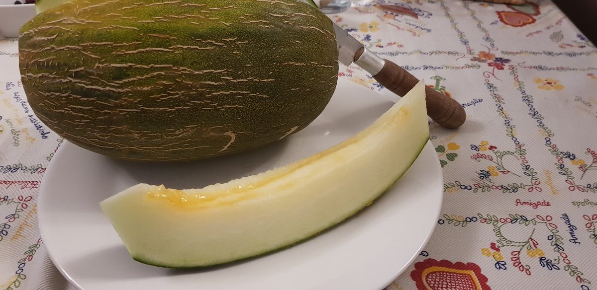 G3r4ld0_B4rr0s's tweet image. Quick and refreshing meal after a long hard day. Tomato, cucumber, onion and olive salad seasoned with olive oil and oregano from Portugal, pinch of salt and a few drops of vinegar! Finish with a sweet "Pele de Sapo" melon. Perfect! #foodielife #quickanddelicious #summerflavours