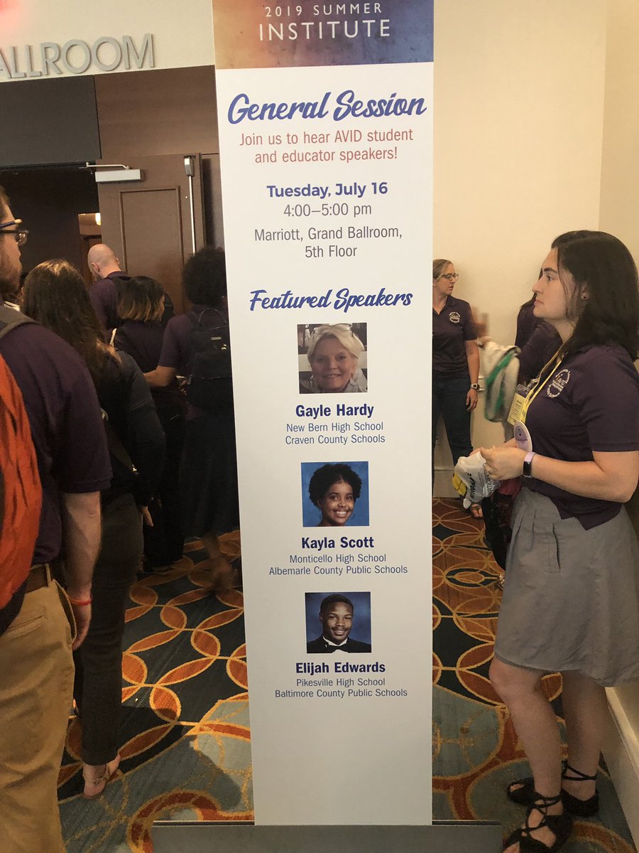 BCPSStuServ's tweet photo. Excited to hear #elijahislimitless speak at the AVID Institute @BaltCoPS https://t.co/X8mvrLCqmG