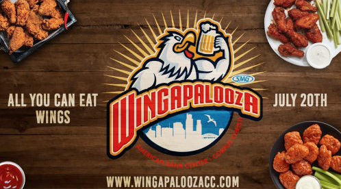 SYS7internet's tweet photo. Get those napkins ready because this Saturday is the 3rd annual #Wingapalooza! 

Unlimited #wings, live #music, contests and tons of fun! https://t.co/JPAFpPo6TX https://t.co/Q0AkCJx9al