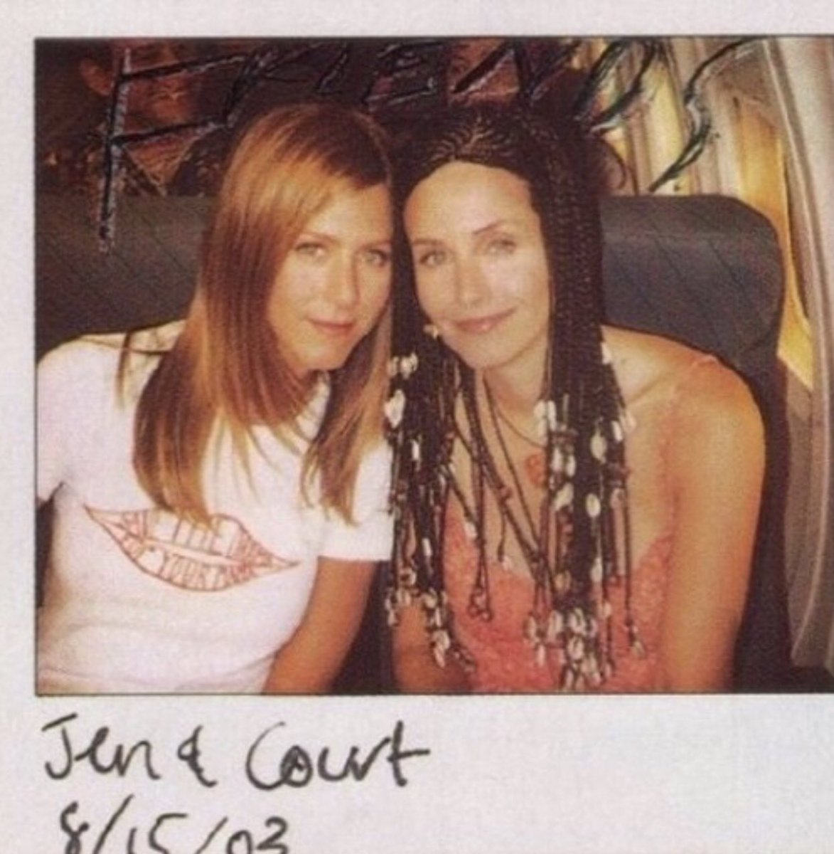 Perspective On Twitter Polaroids Of Jennifer Aniston Taken By