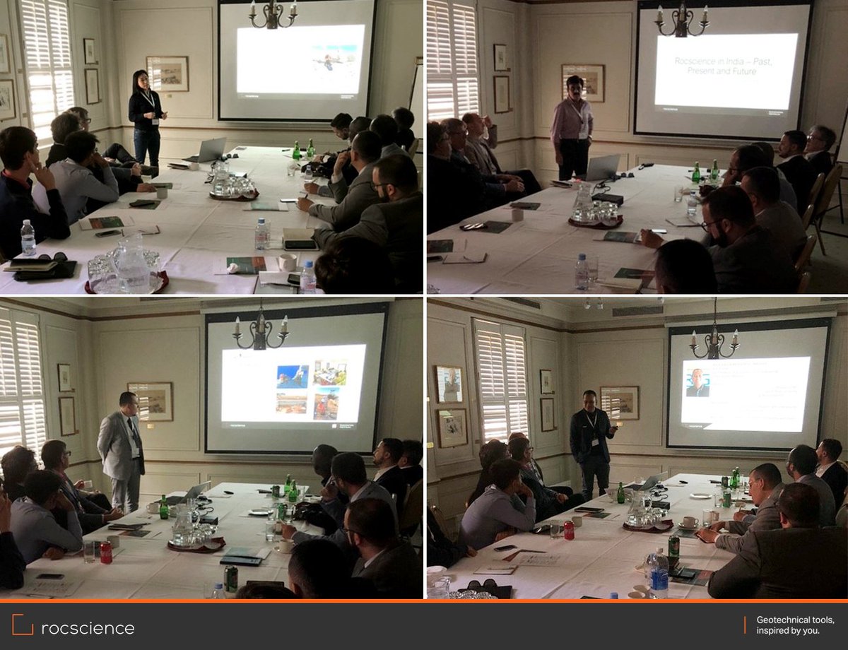 Rocscience's tweet image. Glimpses from the Annual #Rocscience Reseller Meet 2019 where everyone in the Rocscience family got a chance to catch-up with the rest. It was a great year for Rocscience &amp;amp; we look forward to a exceed past a bigger challenge this year.

@GeoDestek #L3Software #IDM #AST