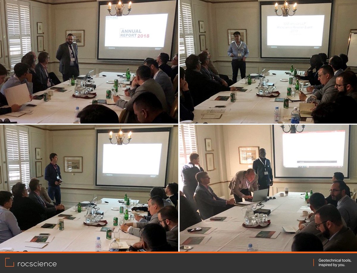 Rocscience's tweet image. Glimpses from the Annual #Rocscience Reseller Meet 2019 where everyone in the Rocscience family got a chance to catch-up with the rest. It was a great year for Rocscience &amp;amp; we look forward to a exceed past a bigger challenge this year.

@GeoDestek #L3Software #IDM #AST