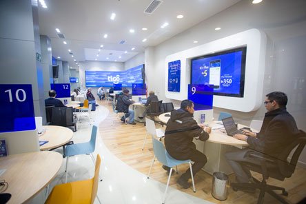 Millicom's tweet image. .@ElMundoBolivia: "Tigo reinaugurated its offices in the Ventura Mall, offering face-to-face services and greater comfort to their clients" [SPA]: ow.ly/6XyE50v2cZ3 @Tigo_Bolivia #Tigo #Bolivia #Innovation #LATAM