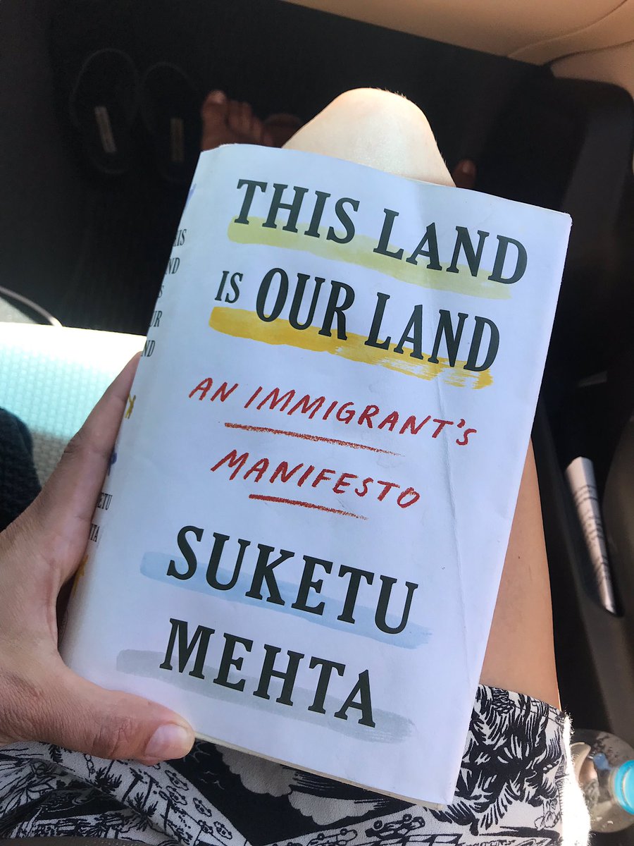 Go read this book. On my ten day road trip from Portland to LA, it’s been an enlightening and timely companion. #suketumehta #thislandisourland