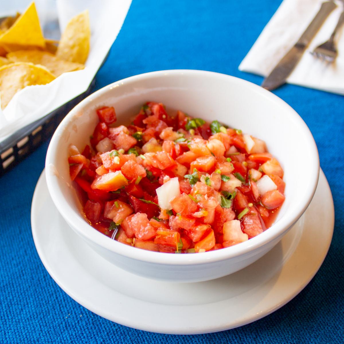 Have you tried our freshly made pico de gallo? Let's taco 'bout it.