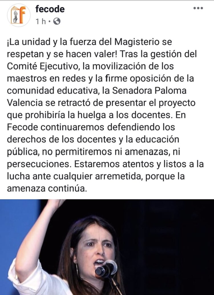 martinez_ermen's tweet photo. #FecodeSeRespeta @Ademacor @fecode La unidad de lucha compañeras y compañeros nos hace fuertes. Viva nuestras gloriosas organizaciones gremiales #cutcolombia #fecode #Ademacor https://t.co/BBNu6yjdnU