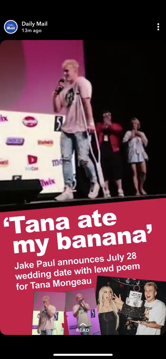 Kailani Fontanez (@KailaniFontane2) on Twitter photo 17/07/2019 00:58:27 @tanamongeau @jakepaul I’m so ready for this wedding ❤️🥺! @tanamongeau @jakepaul I’m so ready for this wedding ❤️🥺!