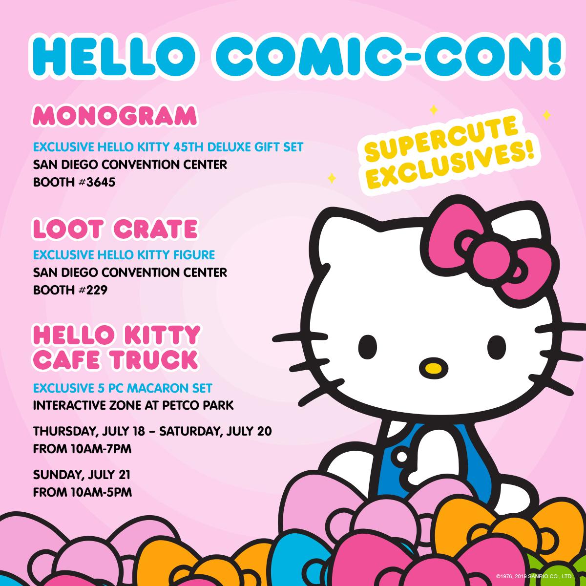 Hello Kitty Hello Comic Con Ready For A Super Sweet Time Learn All Things Hellokitty At Sdcc Here T Co Ihz4tzd1x0 Hello Kitty Hello Comic Con Ready For A Super Sweet Time Learn All Things Hellokitty At Sdcc Here T Co Ihz4tzd1x0