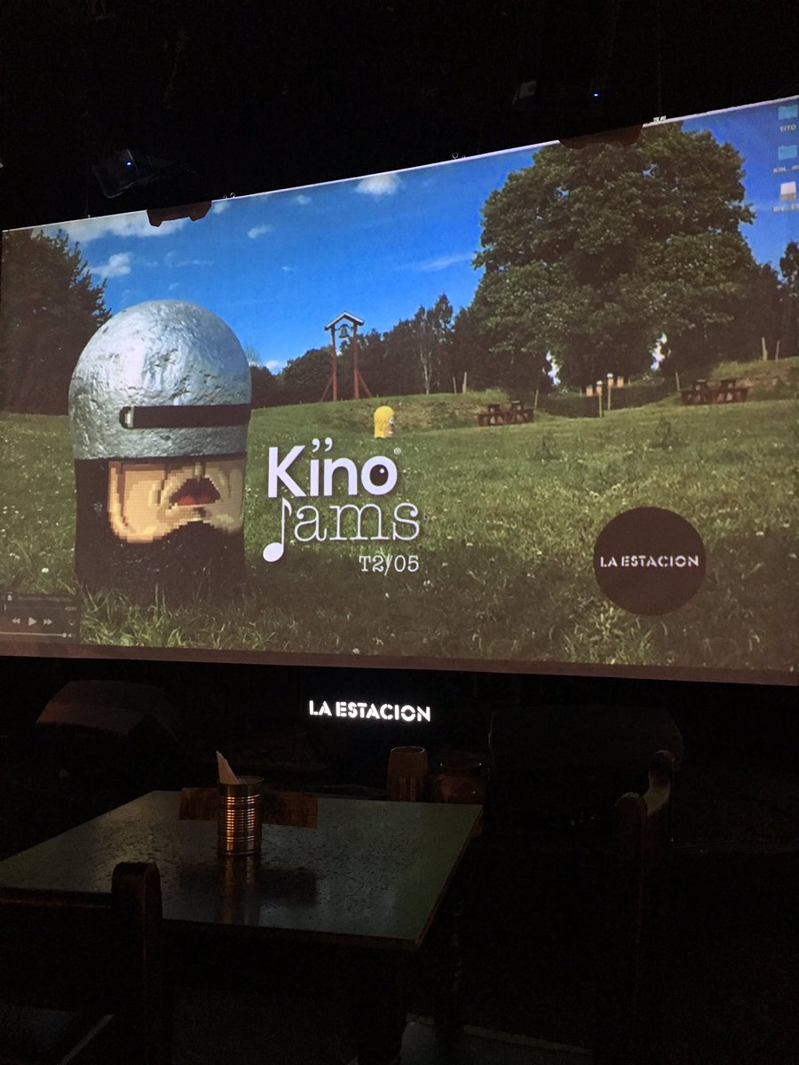 FikaLive's tweet photo. Jugar con sensaciones, eso logra Kino Jams  en @laestacion con los videos que presenta.
Todos los martes a las 20h30 https://t.co/OkJOC1glDK