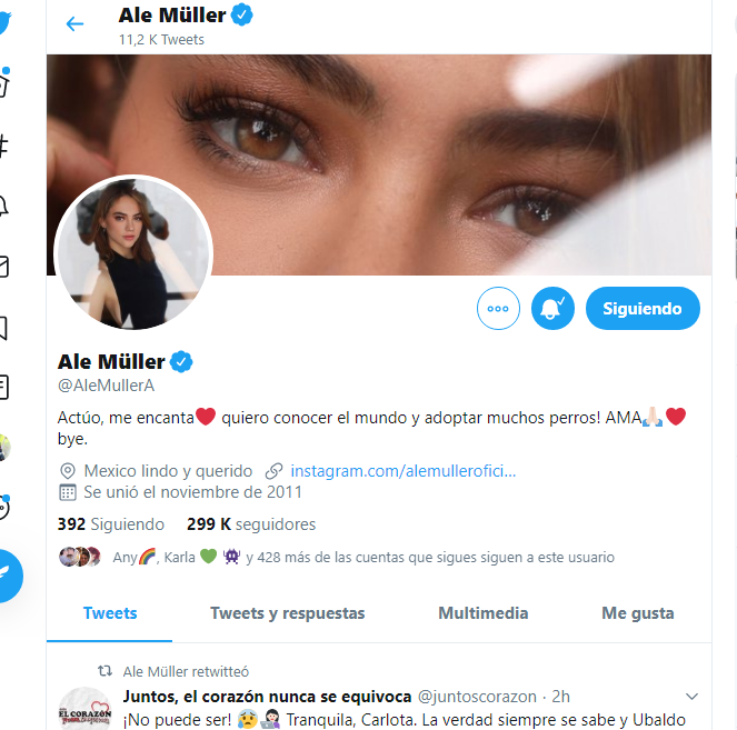 AleMullerGDL_'s tweet photo. Alguien esta apunto de llegar a los 300k en twitter les falta seguidor ayuden a mi miu @AleMullerA ๐๐๐ฑ๐ฒ๐ฝ
๐๐๐โค๐ธ @alemulleroficial โค๐๐๐ #LaCQ #Clara #LoveDivina #Cata#LosAristemo #Harle #Santiale #Siale #Thiarlota #Carthiago #likeforlikes #like4likes #Mรผllersita https://t.co/sQzJxhit8Q