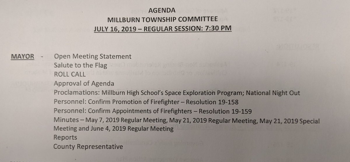 chemisteryi's tweet photo. The Mayor and Millburn Township Committee are honoring Team Mercury with a proclamation! And on the 50th anniversary of the launch of Apollo 11! π @MillburnTwp @millburnschools @MillburnSpace @NASA @NASASTEM #AA2App #TeamMillburnNJ #Apollo11 #Apollo50 https://t.co/T12W4qlMP3