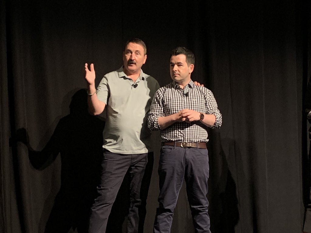 Jon_Ferrara's tweet photo. Magic happens when you get to Irish โ๏ธ #MSpartner together at #MSInspire to tell their #P2P #partner2partner story? Great sharing the stage with Eamon Moore, Goran Andersson, Lauren Holland and Mark Kurtz https://t.co/tIcNN4aWm6