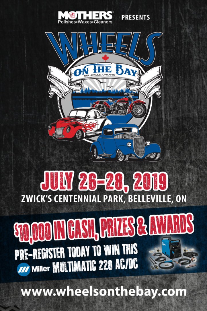 Let’s get a RT if you’re excited about Wheels on the Bay!