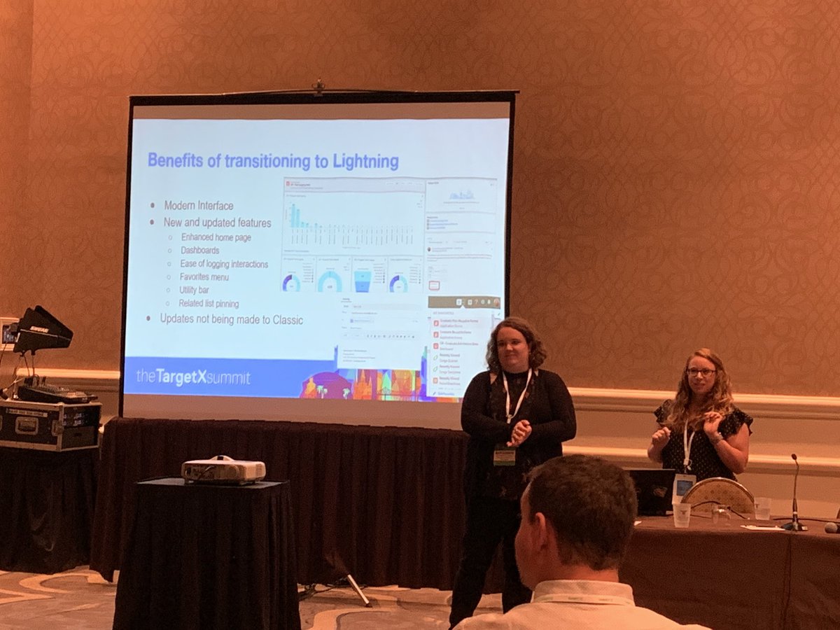 patmcqueen's tweet photo. UAB sharing their path to Lightning #TargetXSummit @SalesforceOrg @targetx https://t.co/ZRO0IQL5Y2