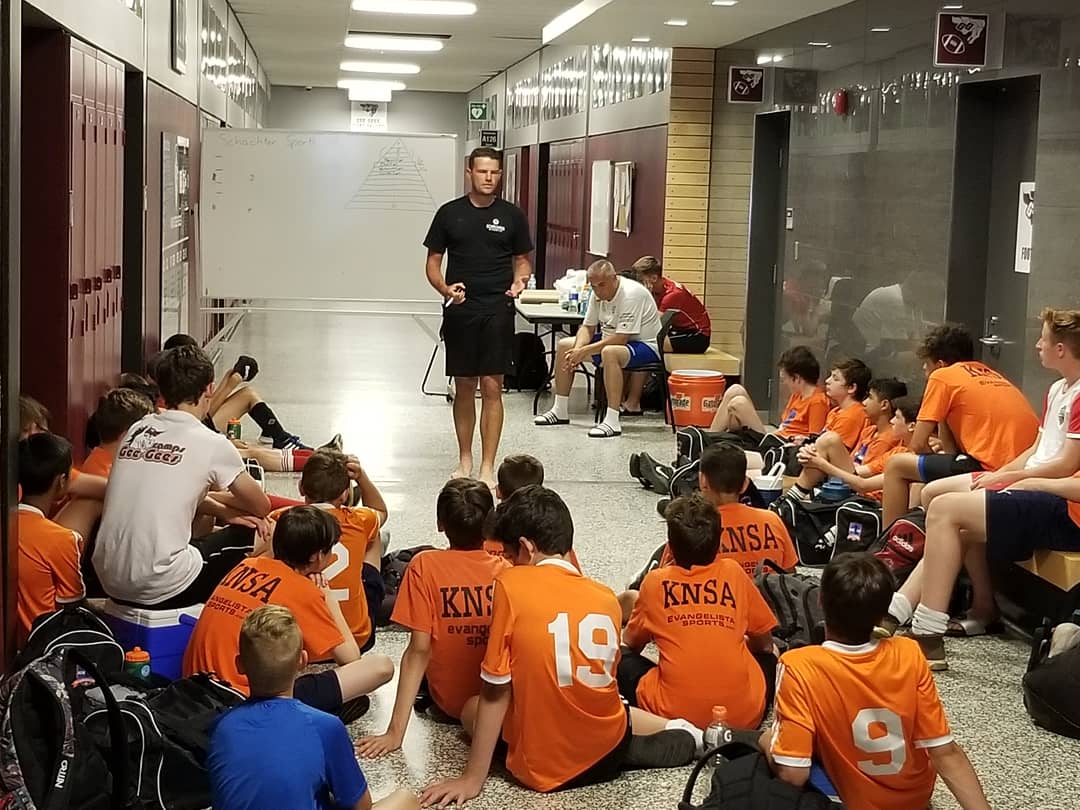 KNSAOttawa's tweet photo. SCHACHTER Sports German ID camp Day 1. https://t.co/nogKGBzsUO