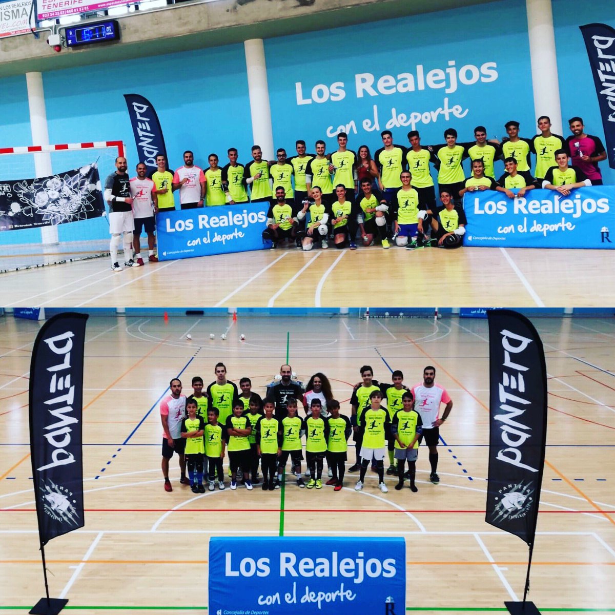 yeraychicha's tweet photo. Segundo día finalizado.Hoy toco estrenar la camisa amarilla . Que barbaridad de día 😍 #realejosfs #futsaltalents #cdstenerife #cio #lafast #desguacesvaleria #miabuelasabina #floresacentejo #pantera #elcrusantero #retroink #elbarranquillodelcuervo #parquets #juminec #ajaestudios https://t.co/o2YMgfdjty
