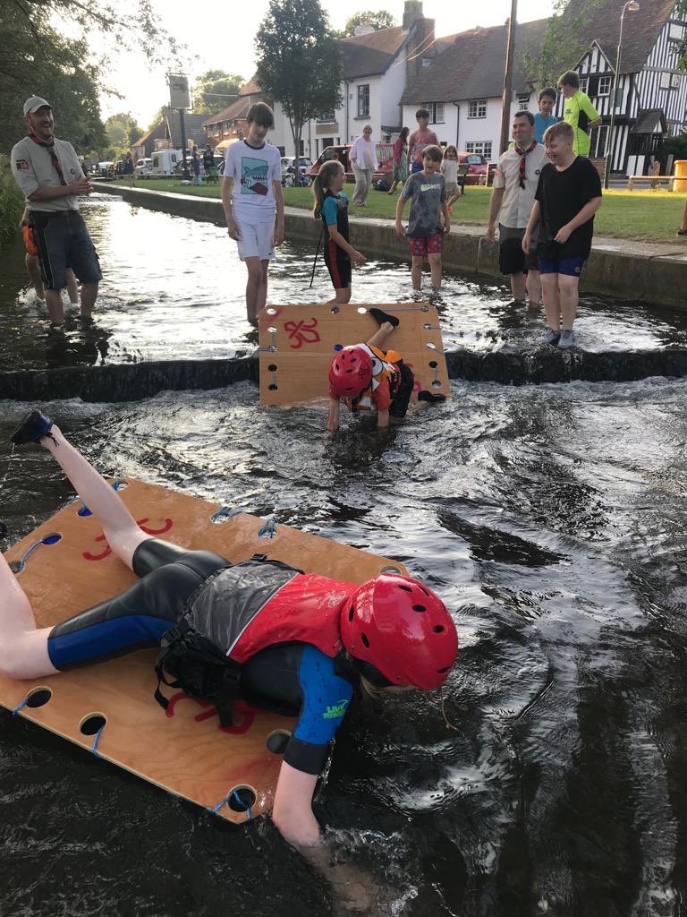 Terry_Malone's tweet photo. 1st Eysnford &amp; Farningham Scouts raft race this evening.. https://t.co/oCZiQrBR10