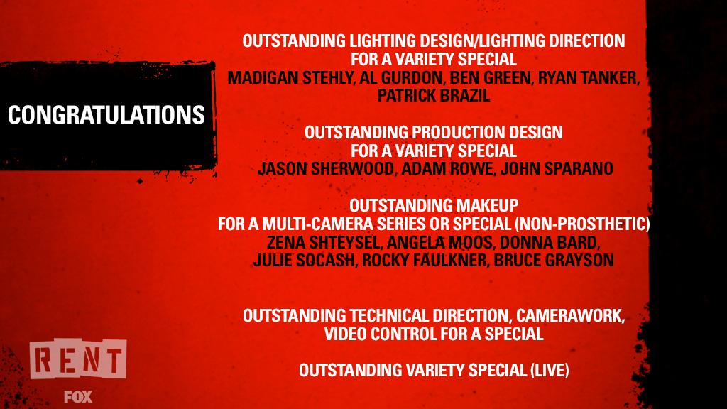 The cast and crew of #RENT tangoed their way to Emmy nominations — moo with us to celebrate. 🐮