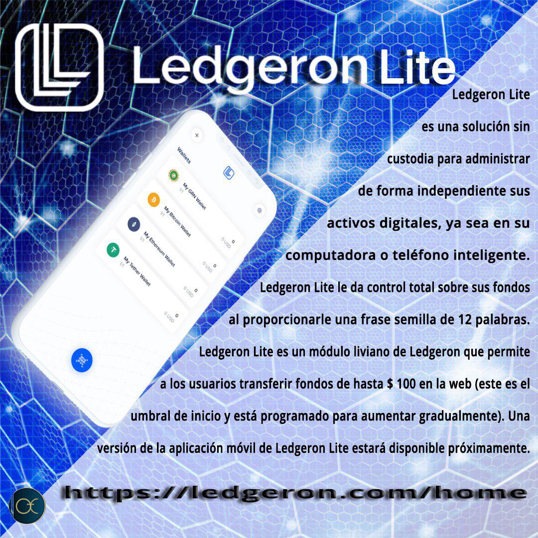OlamFX's tweet photo. #LedgeronLite es una solución que agregamos a nuestro #GreenEcosystem ¡estamos seguros de los proyectos que estamos lanzando al mercado! te invitamos a leer mas información en la pagina web: https://t.co/R51oH5IiZT #CMC #Blockchain #Wallet #GRN #Ledgeron https://t.co/uLAOK1neCY