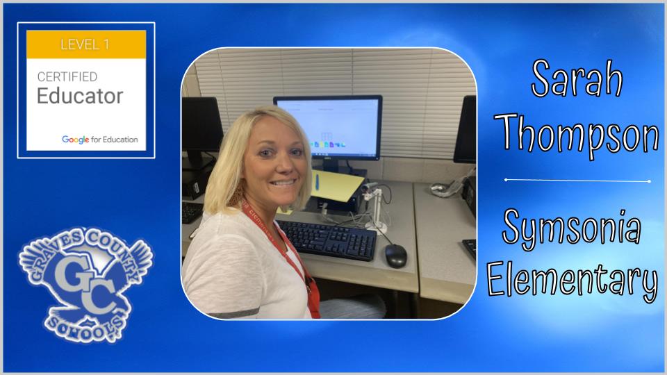 DayRene15's tweet photo. A big congrats to @SymsoniaRR teacher, @SarahT0424 , on becoming a Google Certified Educator! #ridersallin #gcforward #PowerOnGC @GravesCo https://t.co/j0iuXRY65H