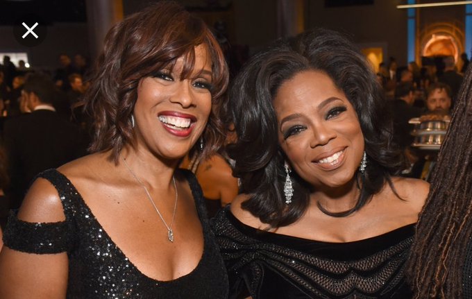 Oprah Winfrey and Gayle King