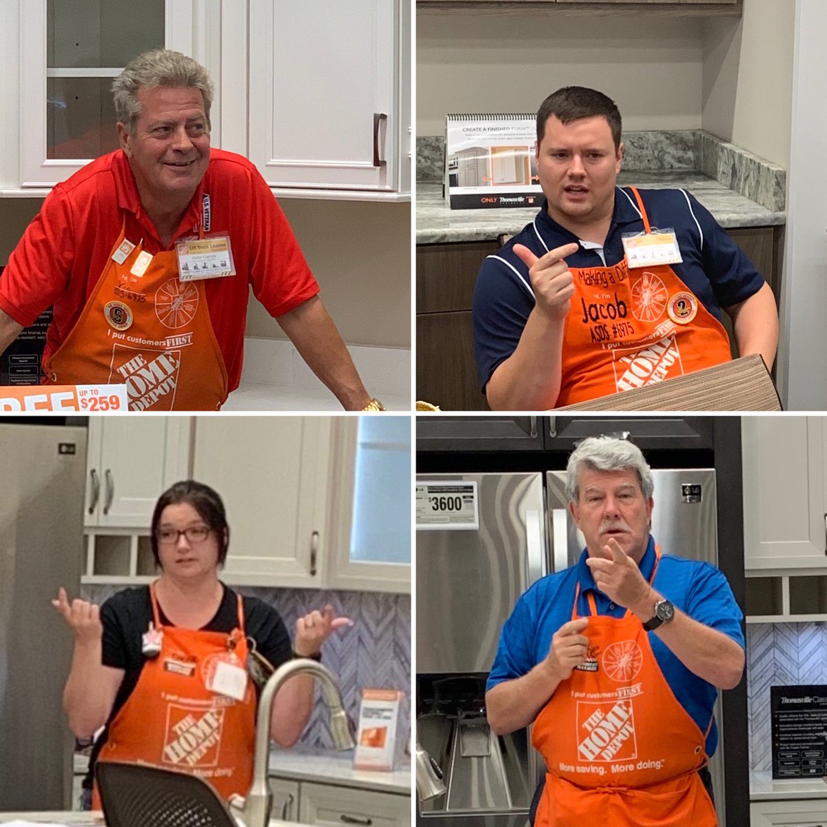 VictorSCarrick1's tweet photo. Specialty Tuesday! Leadership participation, Associate Recognation, Home Decorators Knowledge Sharing, HDI Partners! STRIVIN TO THRIVE AT #6975..D09! TEAMWORK WINS! @SantiBernardez @JeffBeesing @DeidreWatkins20 @CharlottaMitch. @steve_nell @sunnymachelle @Mark_A_Wilke https://t.co/MKsMc2W59h