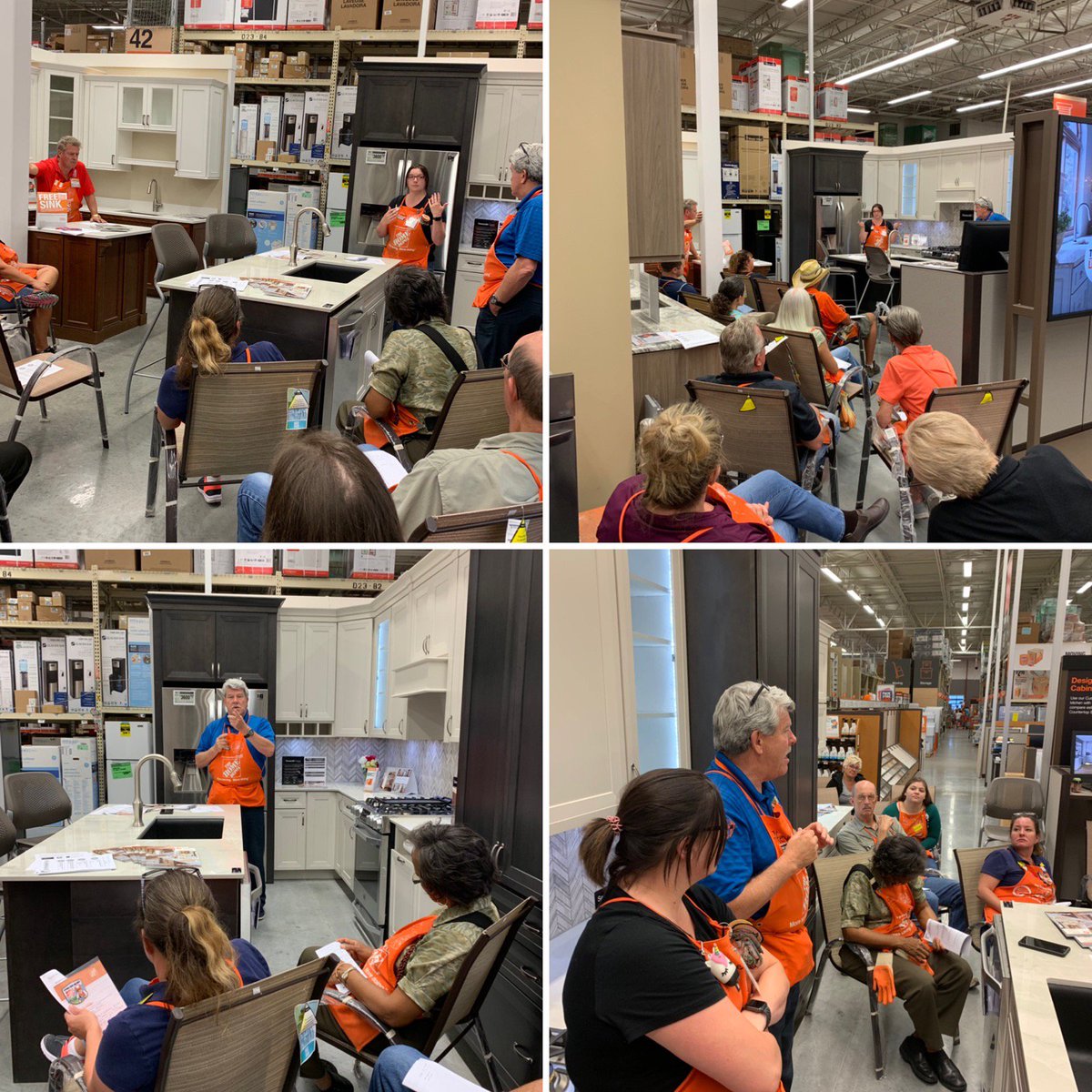 VictorSCarrick1's tweet photo. Specialty Tuesday! Leadership participation, Associate Recognation, Home Decorators Knowledge Sharing, HDI Partners! STRIVIN TO THRIVE AT #6975..D09! TEAMWORK WINS! @SantiBernardez @JeffBeesing @DeidreWatkins20 @CharlottaMitch. @steve_nell @sunnymachelle @Mark_A_Wilke https://t.co/MKsMc2W59h