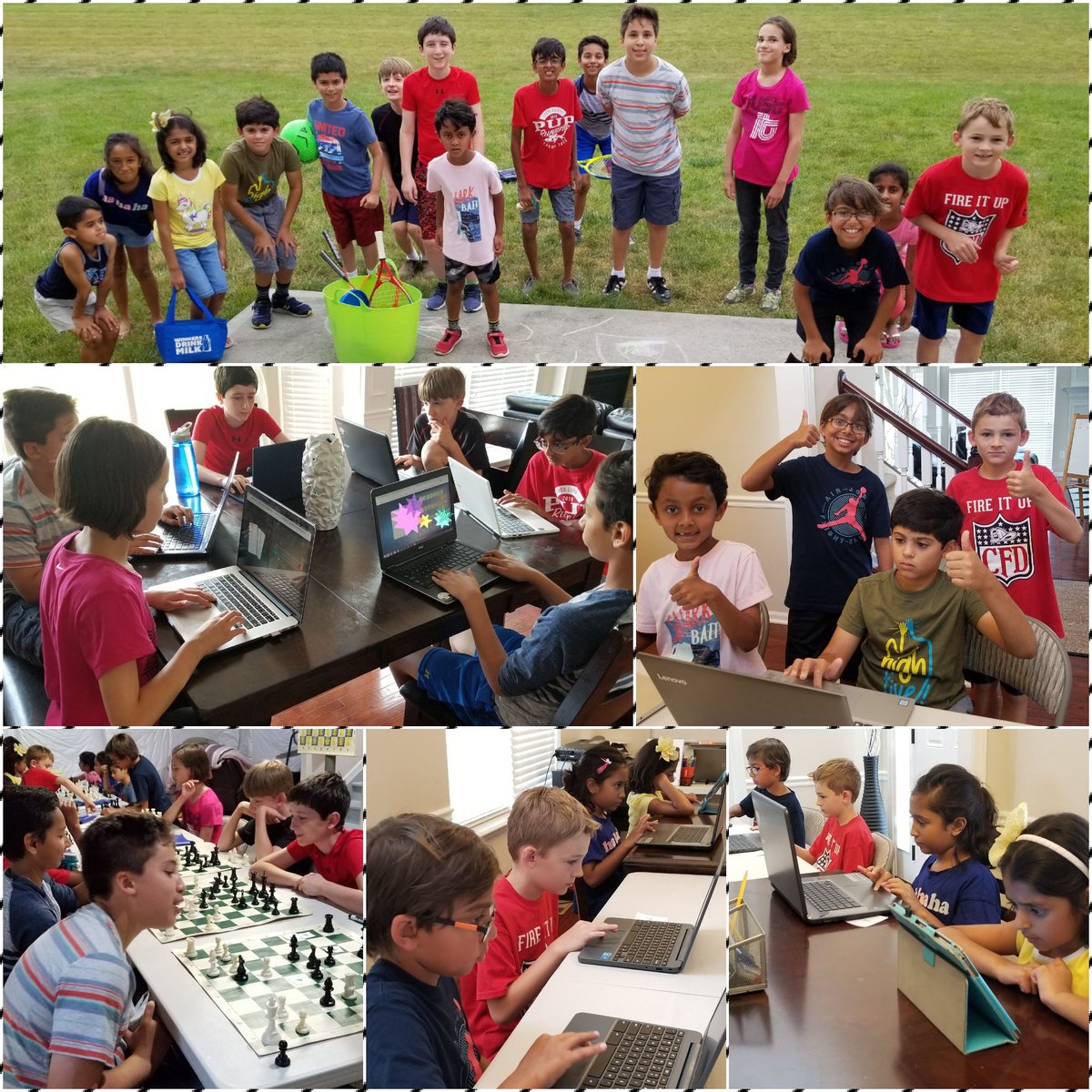firststartcs's tweet image. We are having a blast at our &apos;Coding &amp;amp; Chess Fundamentals&apos; camp this week! Day 2 of our camp was focused on problem solving several coding challenges and applying our chess skills! Happy campers at our studio! #lovecoding #codersatwork #logicalthinking #software #cseducation