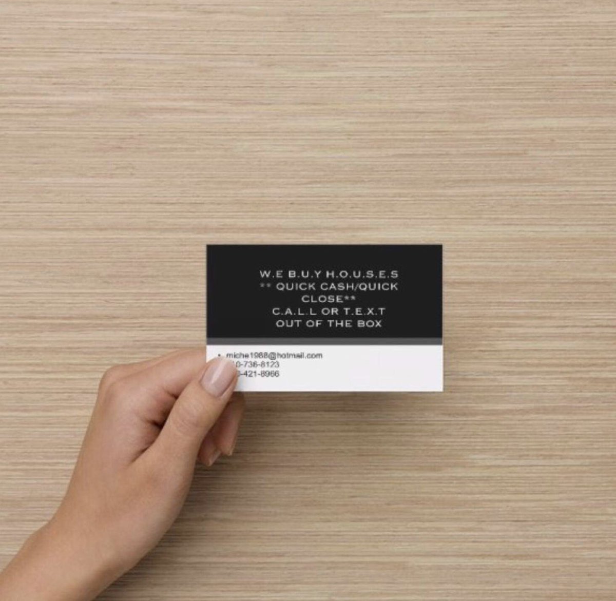 Out0fth3B0x's tweet image. Lets network and grow together
JOIN our VIP Cash Buyer’s List.
And be the first to be notified  of our great discounted properties. 
Call/Text Out of the box 
Michael
510-736-8123