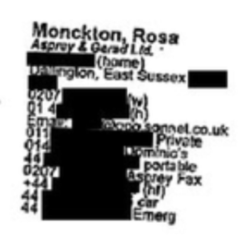 Like father, like son:Although Dominic Lawson doesn't appear worthy of his own entry, he does appear as Dominic under Rosa Monckton. Interesting that both Dominic and his daddy Nigel sang from the same hymn sheet when it came to denigrating any inquiry into child sexual abuse.