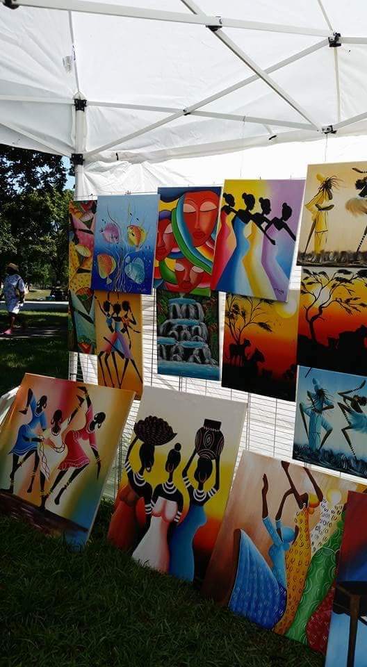 BantuFestChi's tweet photo. Irie Paintings is the #painter responsible for the amazing #artwork on our @BantuFestChi flyer!

He will be representing at #bantufest2019 with his #glorious work 🙌🏿

Check him out! https://t.co/FZ9C96y5Bw