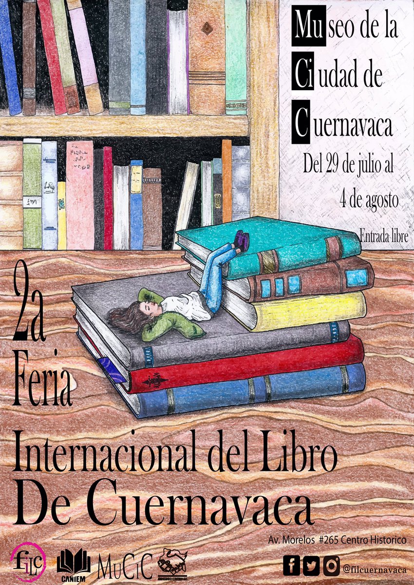 FILCuernavaca's tweet photo. Información importante #libros #librerias #Museo #FeriaDelLibro #Cuernavaca #Morelos https://t.co/7LgDRZJDE9