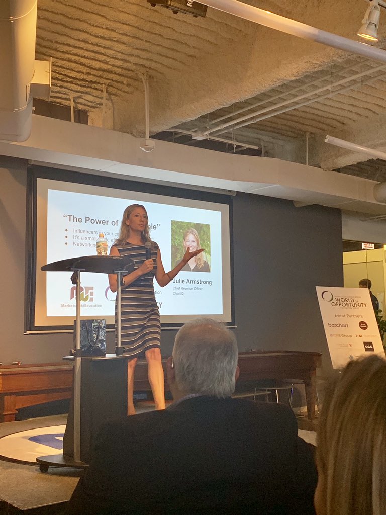 Trading_Tech's tweet photo. Advice to interns from @chartiq’s Julie Armstrong: Network and determine your influencers to help jumpstart your career. #MarketsWiki https://t.co/eQ3n6rayjF