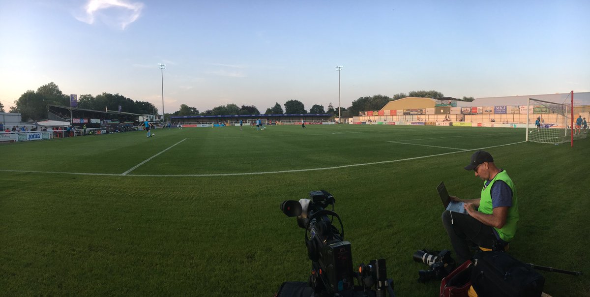 Danamo1996's tweet photo. My #sixyard #camera #position for @wwfcofficial second friendly match against @wokingfc away tonight πΉ #freelance #cameraoperator #JVC790 #football https://t.co/L83IEomxkq