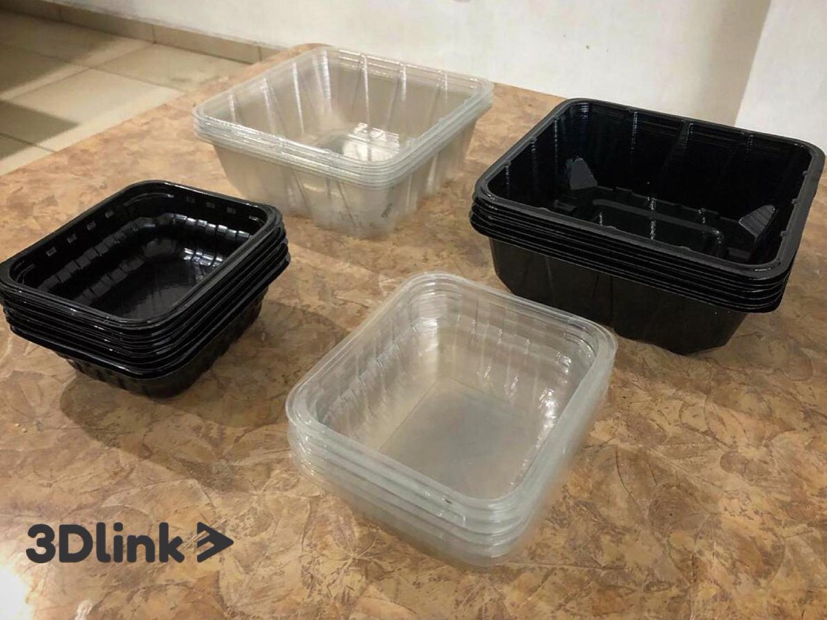 3dlinkme's tweet photo. #KompoTermoformados
Moldes impresos en 3D para termoformados (piezas negras y transparentes).
Dichos moldes están hechos con nuestro material PLA de @sakata3dmx
#3Dlink #impresion3d #aplicaciones https://t.co/Rc0SpTIZ0r