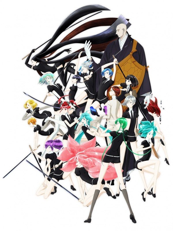 Most of Houseki no Kuni's characters are non binary.