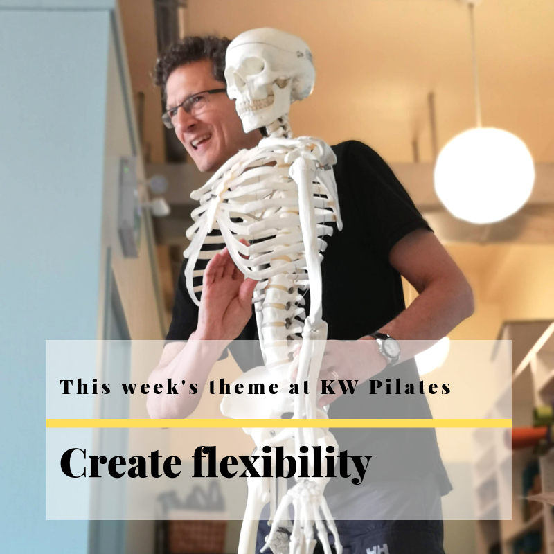 Every week during the summer session there is a different theme that Stephen is focusing on. This week's theme is "create flexibility". If you're interested in learning more or want to sign up for a class, contact us at office@kwpilates.com