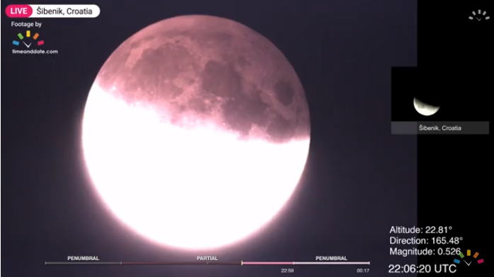SelinAlejandro's tweet image. Así va el #Eclipse en estos momentos.
Eclipse no visible en México.
#LunaEclipse
