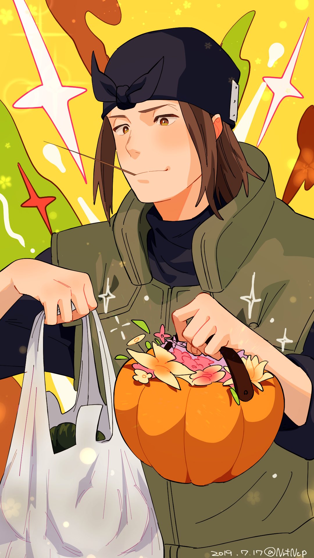 桐咲まこと 不知火ゲンマ誕生祭19 19 07 17 7時17分 おはようございます ゲンマさん改めてお誕生日おめでとうございます かぼちゃをどうぞ T Co Hceljm6hlg Twitter