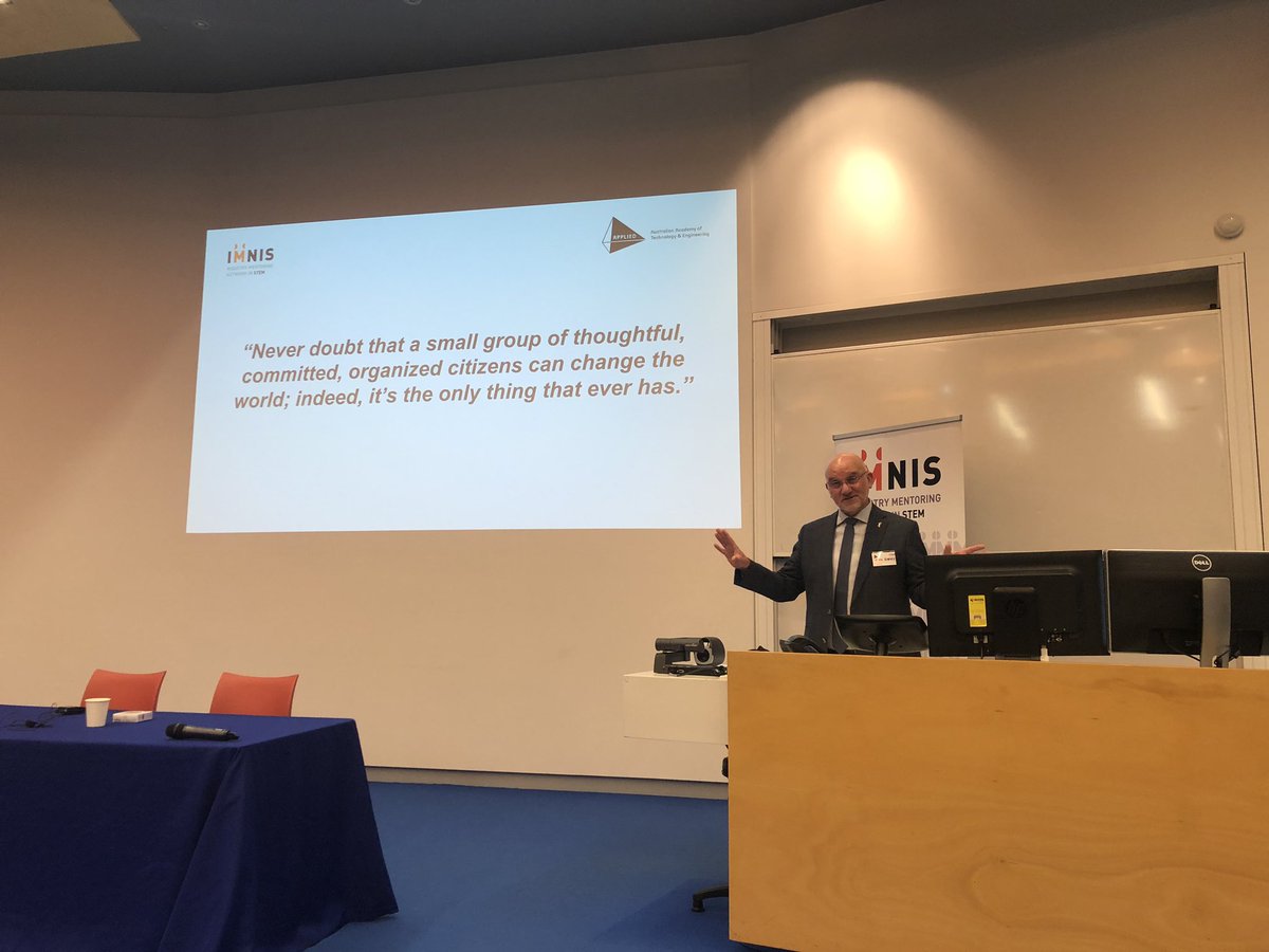 Excellent keynote by Dr Erol Harvey at this morning’s @_IMNIS 2019 Launch in Melbourne. #IMNIS2019 #mentoring #IMNIS #proudIMNISmentee