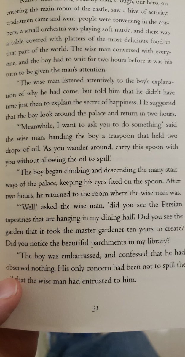 JeffSznajder's tweet photo. The young man was so focused on not spilling the oil (grades, approval, temporary rewards) that he missed out on the beauty of the kingdom (emotional investment, long-standing learning). #thingsthatmakeyougohmmmm..#pg31 https://t.co/OfamMHnznz