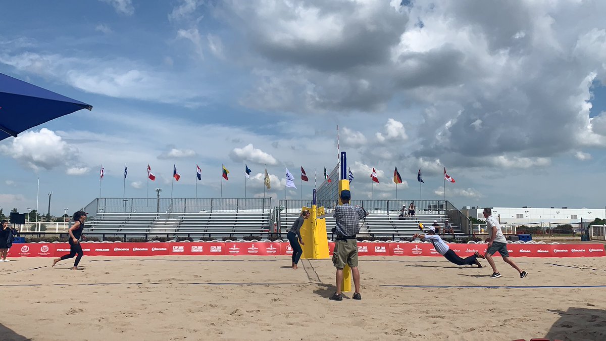 KDaysyeg's tweet image. Be part of the Volleyball Entourage! @FIVBVolleyball is happening at Northlands from July 17 - 21. Mayor @doniveson declared this week Beach Volleyball Week before facing off against world beach volleyball champions @melissa_hp10 &amp;amp; @SarahPavan. #kdays #yeg #exploreedmonton