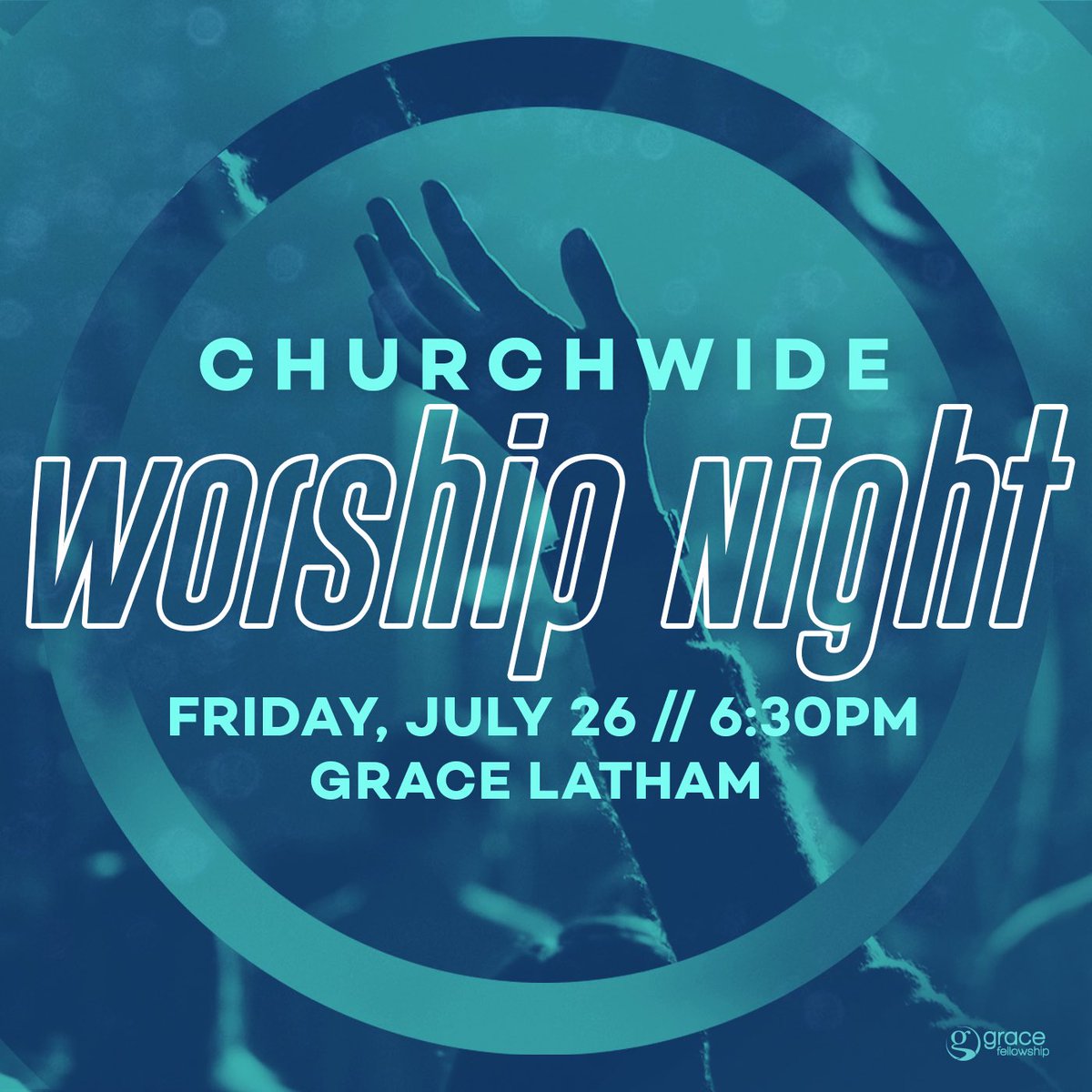 atgrace's tweet photo. Less than 🚨2 weeks🚨 until our next Churchwide Worship Night! 🎶🙌🏼

Friday, July 26 // 6:30pm // Grace Latham

It's going to be a powerful night of worship as #onechurch family that you don't want to miss🔥 

Share this post &amp; invite a friend! https://t.co/Bpgw7g9SlU