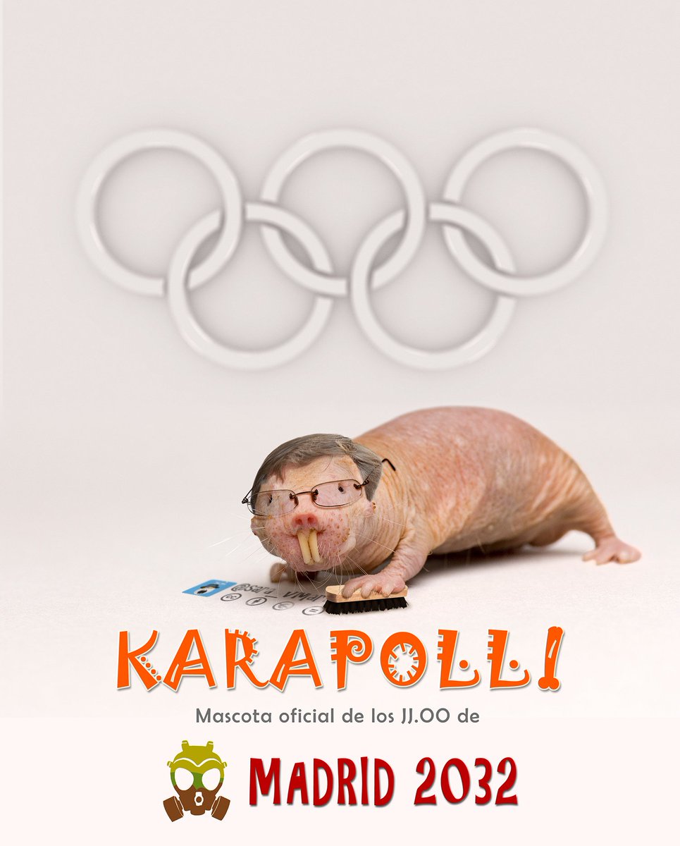 sara_vmartin's tweet photo. RT si quieres que Karapolli sea la mascota de las próximas Olimpiadas de Madrid. https://t.co/3kGTpw7Nvy