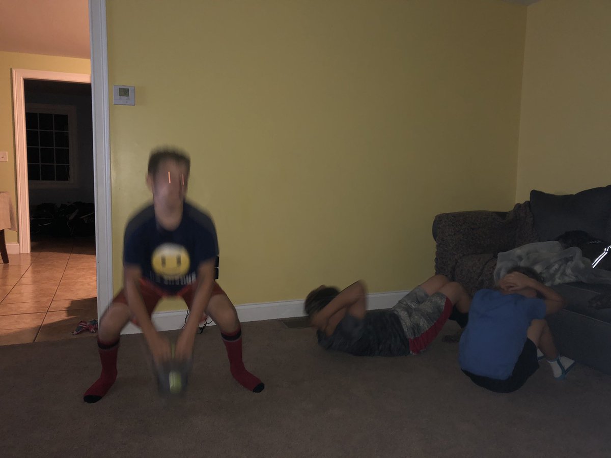 kurtc24's tweet photo. Blurry picture, but the kids are working out on their own. Seasons coming quick. Gotta get ready! #jrpics #springfieldrifles https://t.co/YlFr7fwWYz