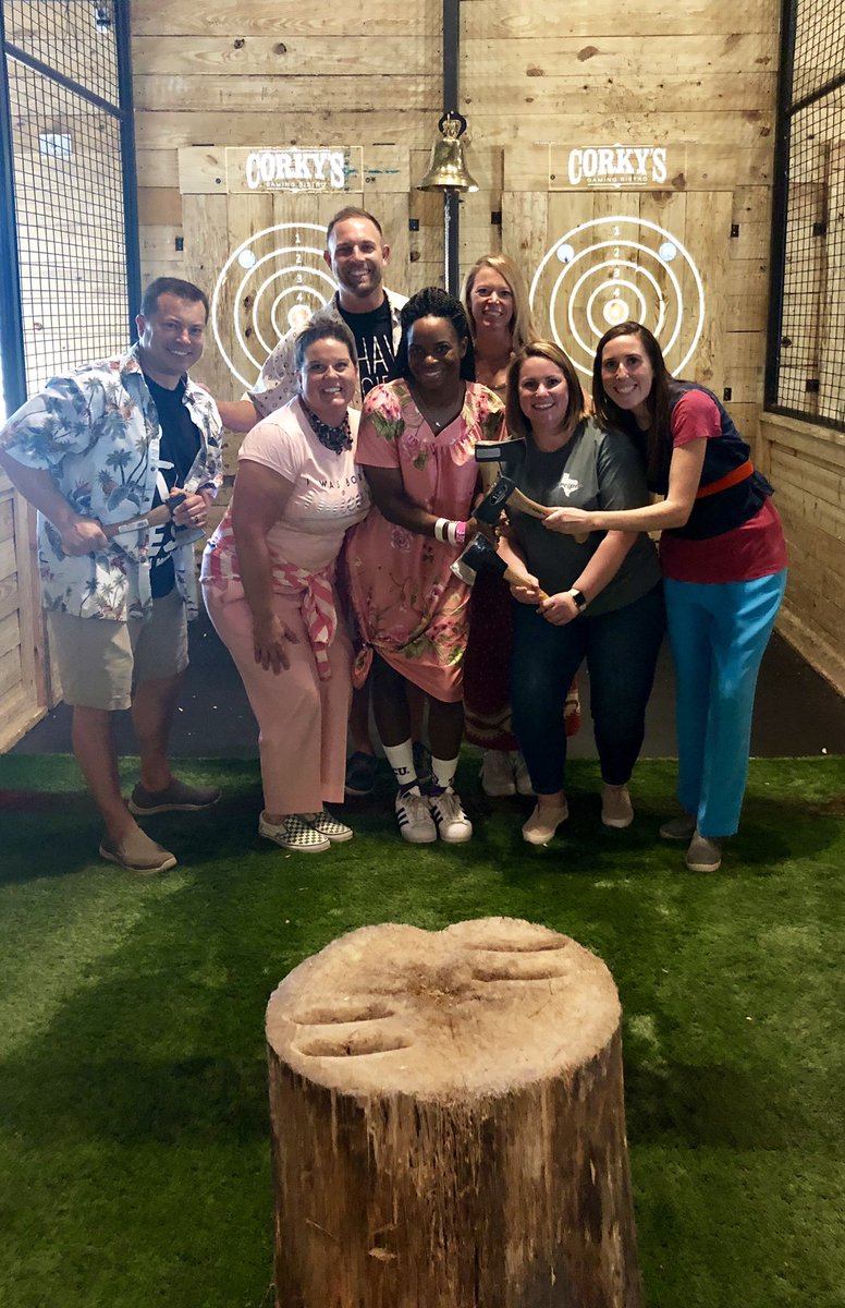 PennyHunterWash's tweet photo. Stylin Profilin’ and Reynolds Wildin’. ADCO team @PISDReynolds is connecting! Just AXE us about it! 💚 https://t.co/sPlQSkBfzc