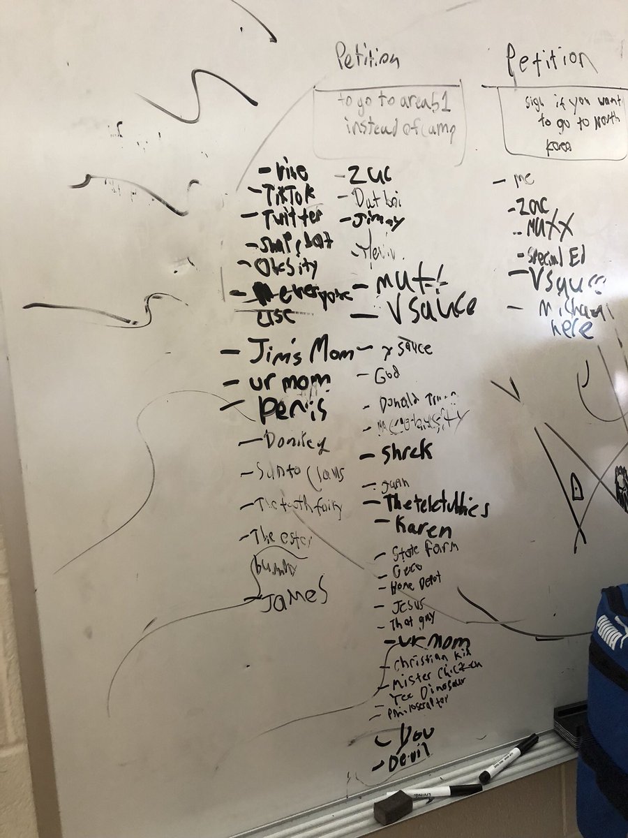 tapdance17's tweet photo. My campers started a petition to take a field trip to Area 51 instead of Lake Compounce today https://t.co/aSpHzmyzA2