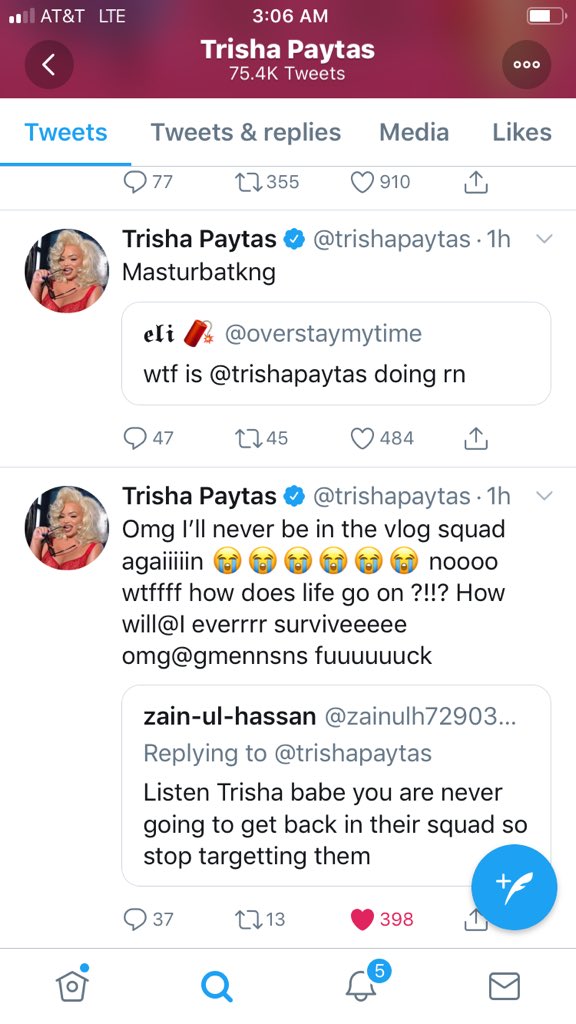 Trish paytas twitter